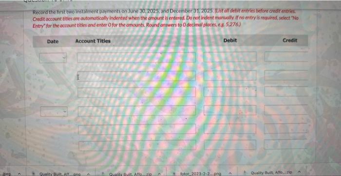 note provide for semi-annual blended payments of $49,969. Payments are due on