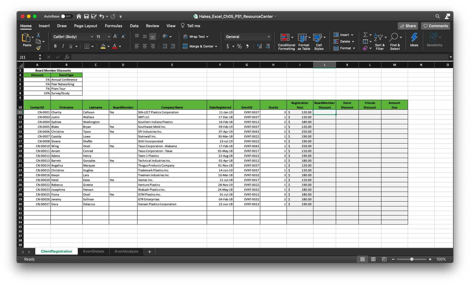 1. First Resource is offering a 5% discount off registration fees for