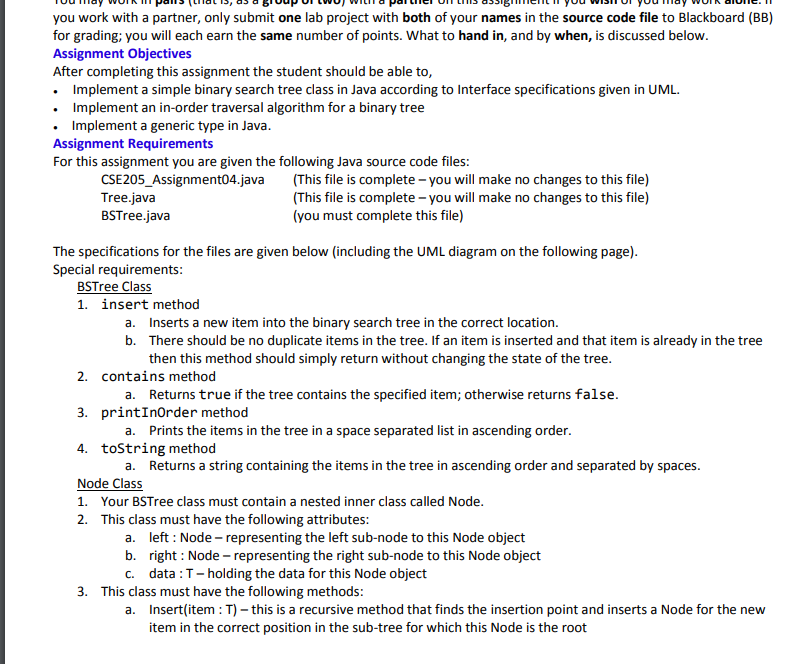  There is Node class? import java.util.Random; public class CSE205_Assignment04 { private