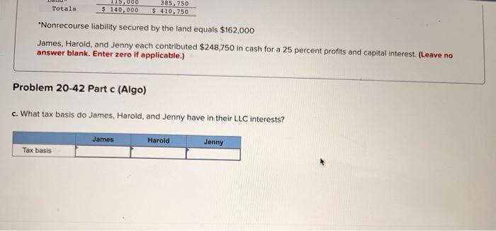 a 25 percent capital and profits interest in the LLC: Totale Fair