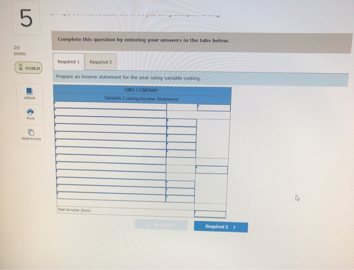 P2 Sims Company, a manufacturer of tablet computers, began operations on January