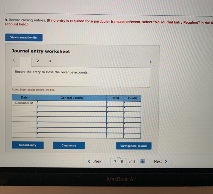 on account, $12,700. 6. July 7 Pay on accounts payable, $11,600. 7.