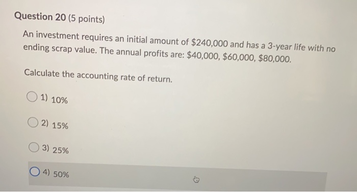 following cash flows: Year 0 1 2 3 4. Cash flow ($'000)