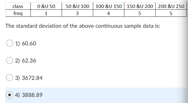 class freq 0&U 50 1 50 &U 100 3 100 &U