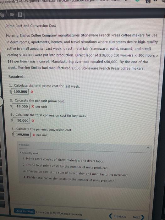 coffee in all amounts as wet material contractor of 118.000(10 100 hours