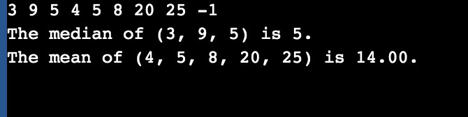 Need help fixing my C++ program, the mean is wrong.... it needs