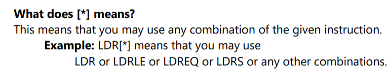 assign large value to R0. MOV will NOT work! * CODE HERE