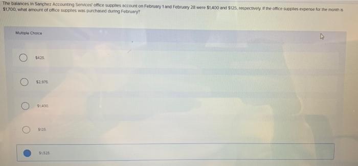 any quick help on these 3 problems The balances in Sancher Accounting