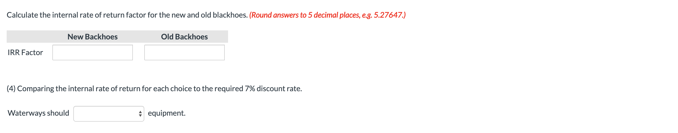 the rate of return it must pay its owners and creditors. Using