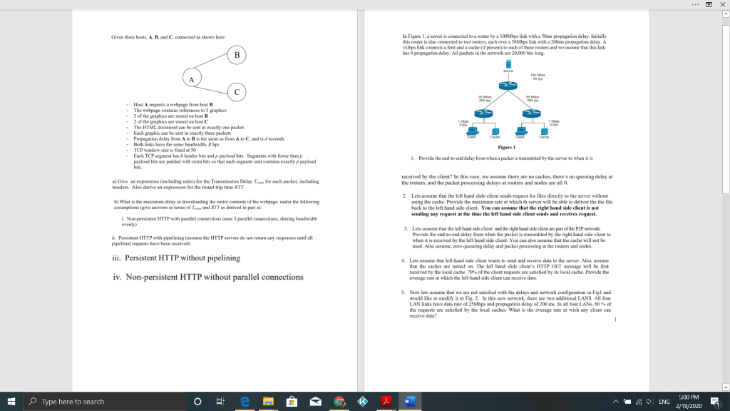  Given the hosts A c ted as shown here: Is Firme