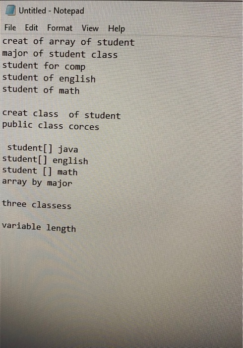 java net bean main class cources Untitled - Notepad File Edit Format