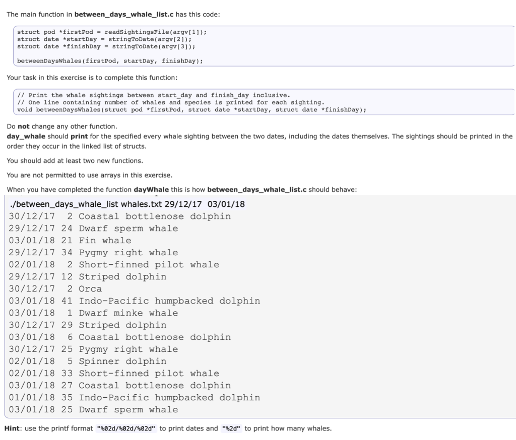  #include #include #include #define MAX_SPECIES_NAME_LENGTH 4096 // a struct to represent
