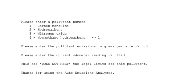 For this project you will write a program which determines if the