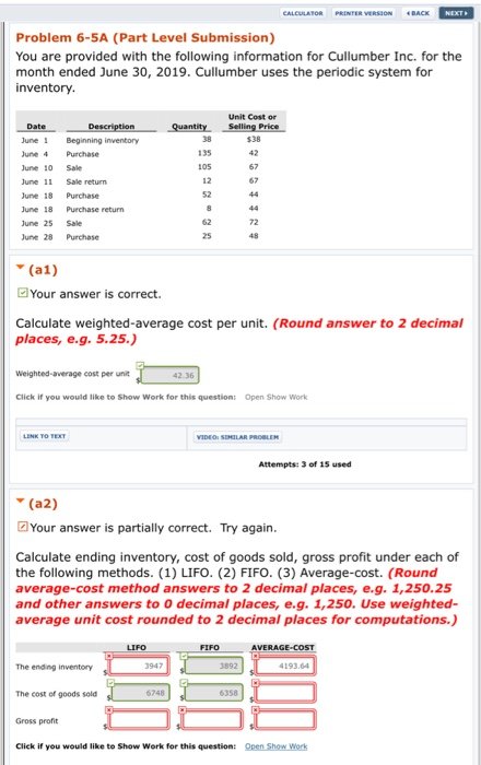  Please solve for red boxes, thanks! CALCULATOR PRINTER VERSION BACK NEXT