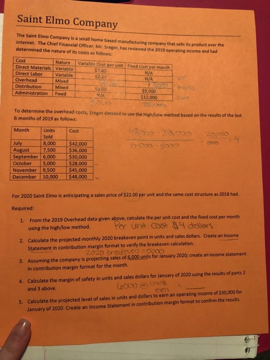 I need help with question 5 i got the rest Saint