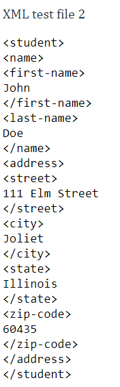 You are going to develop a program named ParseXML to parse XML