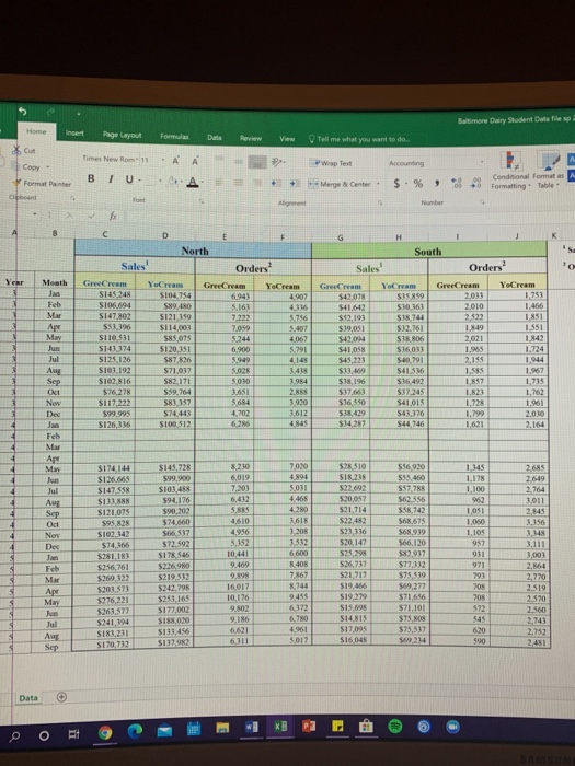 sales forecast for the next 6 months. I have information from the