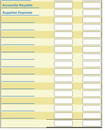ledger of four-column accounts. Part 3: Prepare an unadjusted trial balance. If