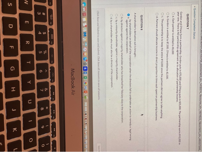 in a general partnership a. Each partner has an equal right to