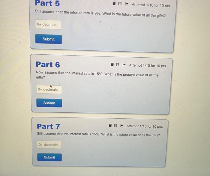 Add another row to your spreadsheet and calculate the value of each