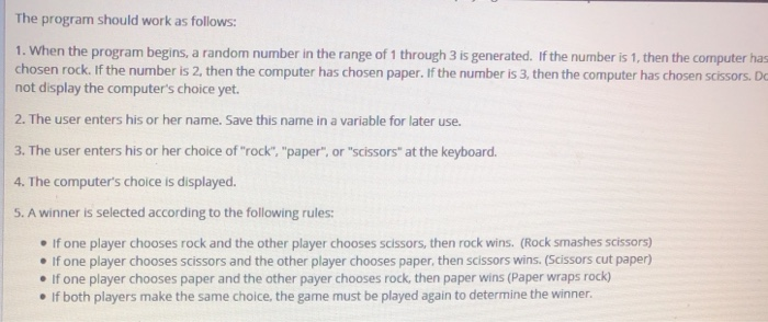  Python help Expected output: The program should work as follows: 1.
