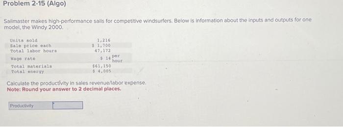  Sailmaster makes high-performance sails for competitive windsurfers. Below is information about