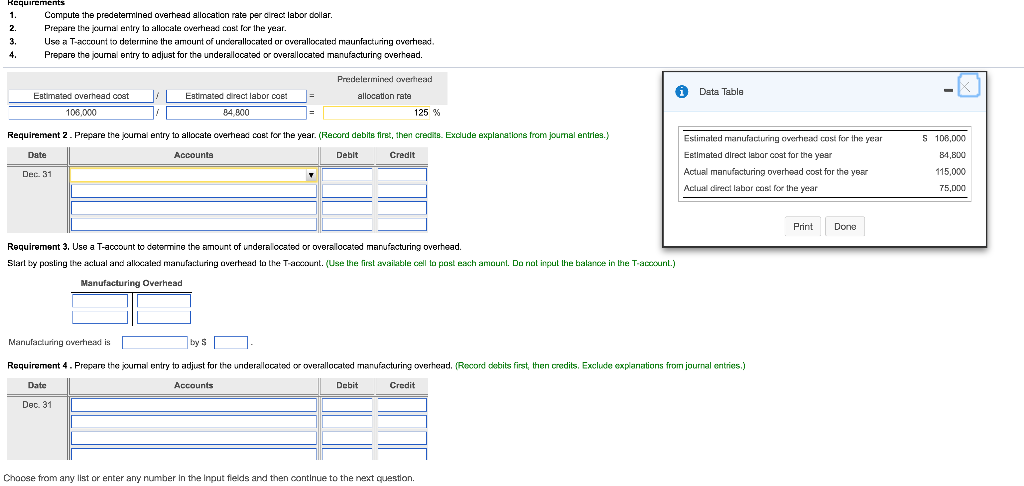 Selected cost data for Premium Print comma Co.Premium Print, Co. are as?