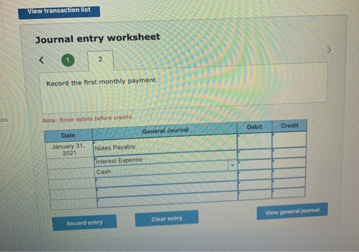 January 1, 2021, Corvallis Carnivals borrows $15,000 to purchase a delivery truck