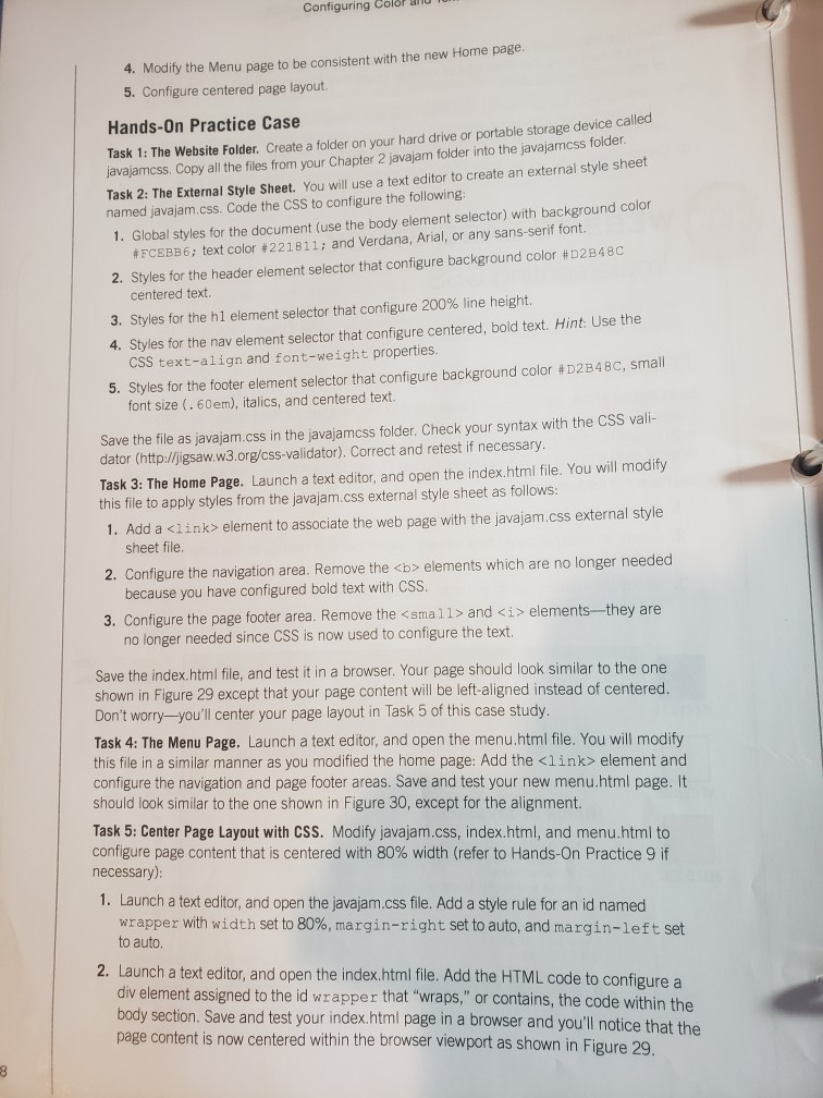 nav main You have three tasks in this case study: 1. Create