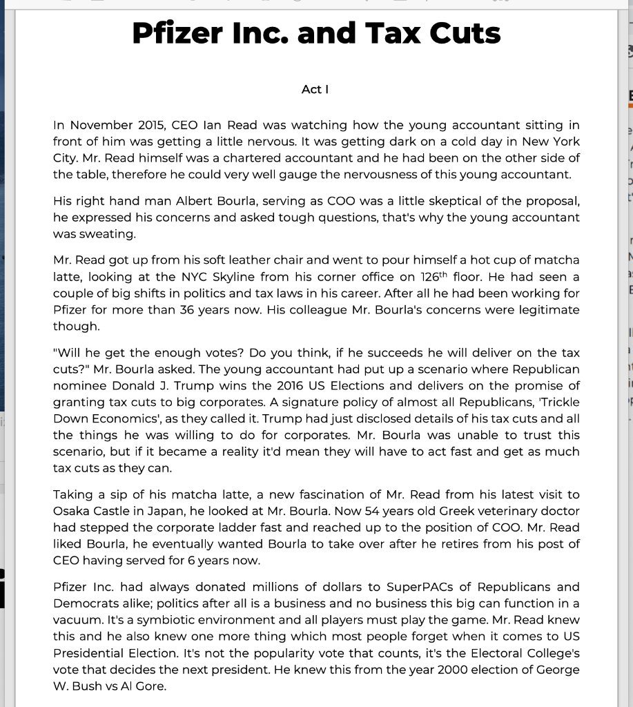  Please help me answer the given question a. How can tax