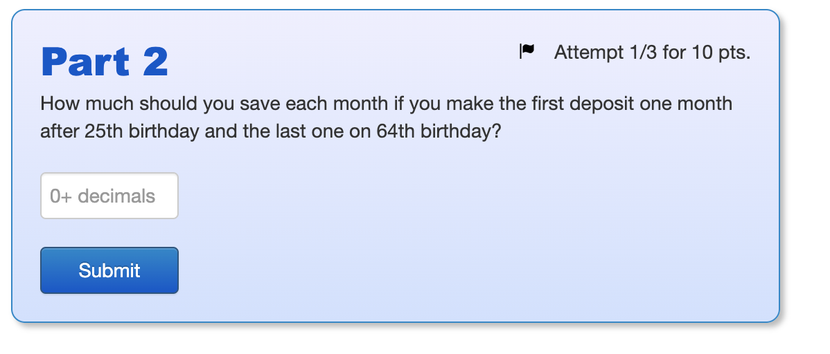  How much should you save each month if you make the