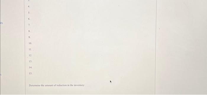 per Unit Cost Market LCM 35 52 (1) (2) (3) 155 (4)