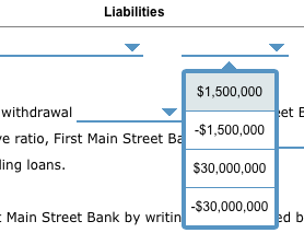 reserves. The required reserve ratio is 20%. Lorenzo, a client of First