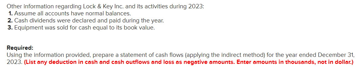 \& Key Inc. began operations on January 1, 2022. Its post-closing trial