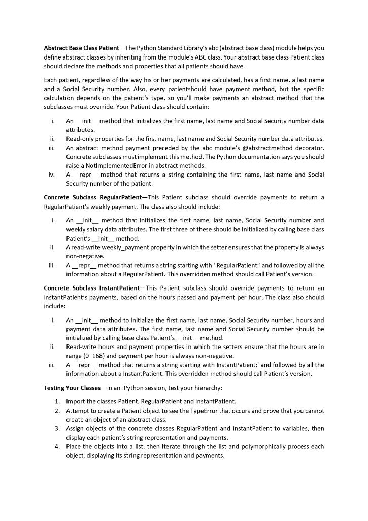 Concrete Classes - If Circle, Square and Triangle objects all have drawn