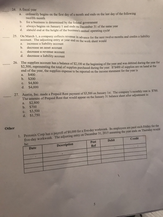 chart of accounts b. income statement c. balance sheet d. journal a