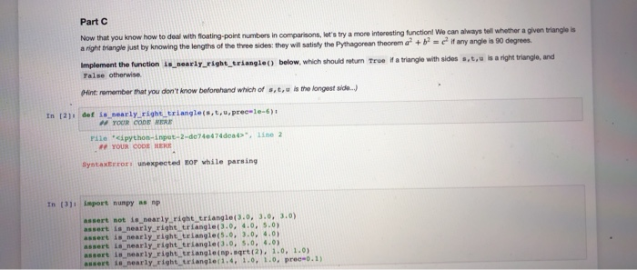  working in python please help! will rate!!! Part Now that you
