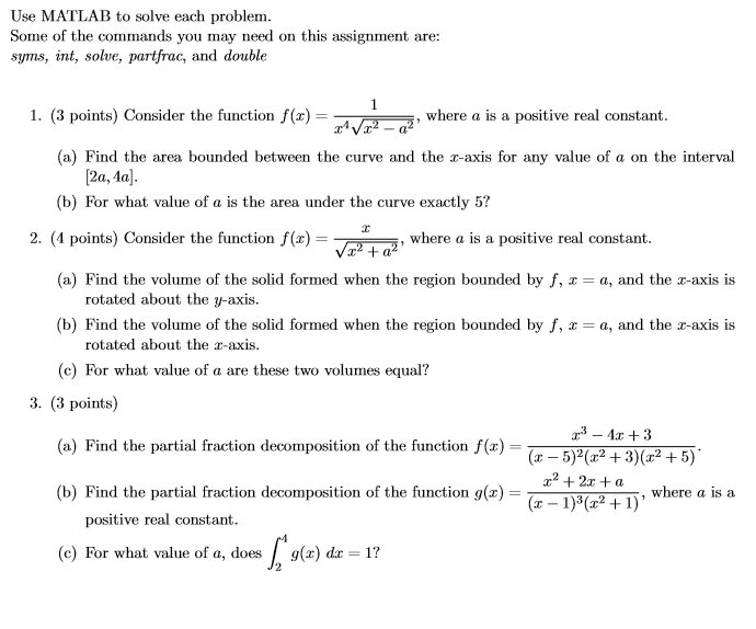Question 2 in MATLAB language. please post so that i can