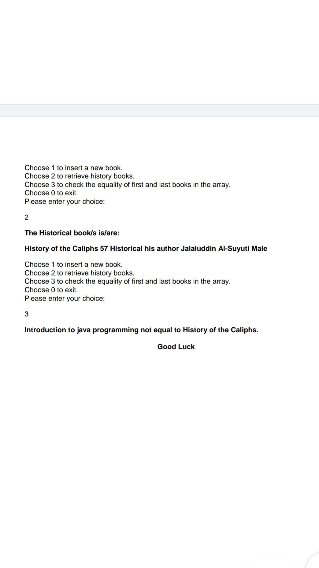 constructors) +getters and setters(you should include the setters and getters needed for