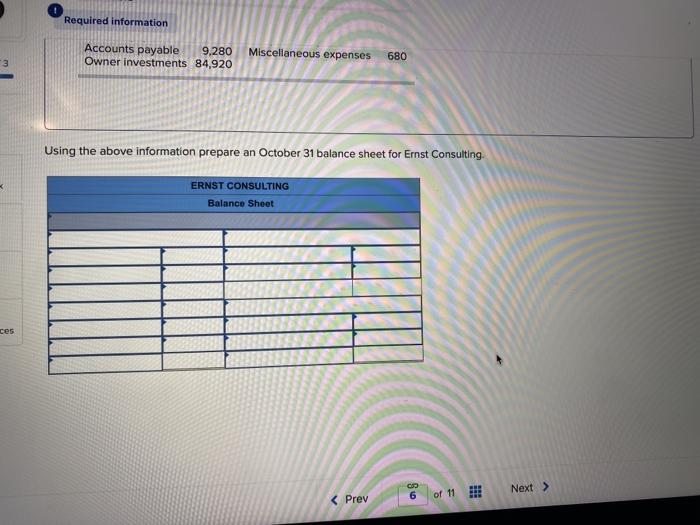 information applies to the questions displayed below.) On October 1, Ebony Ernst