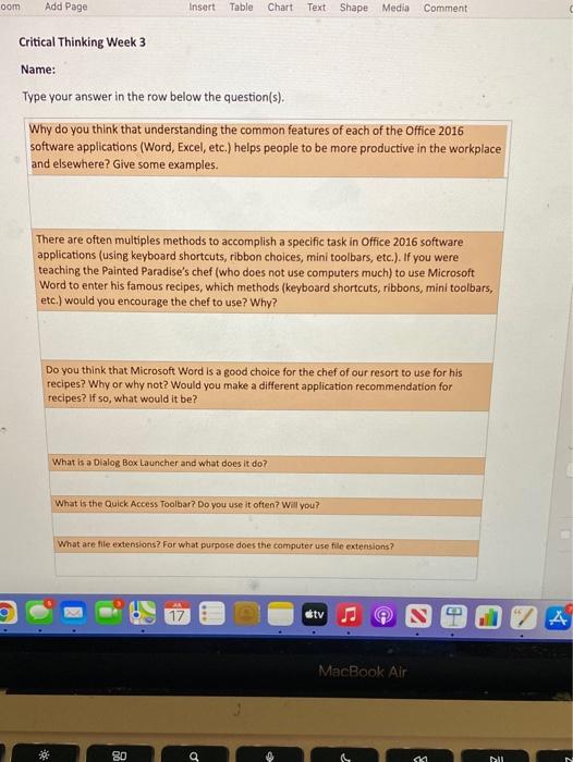  oom Add Page Insert Table Chart Text Shape Media Comment Critical