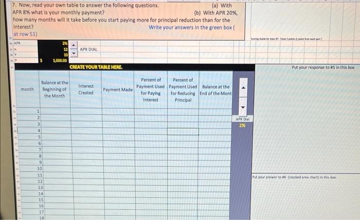 contents in 4D. #2 Suppose we borrow $1000 with the following terms.