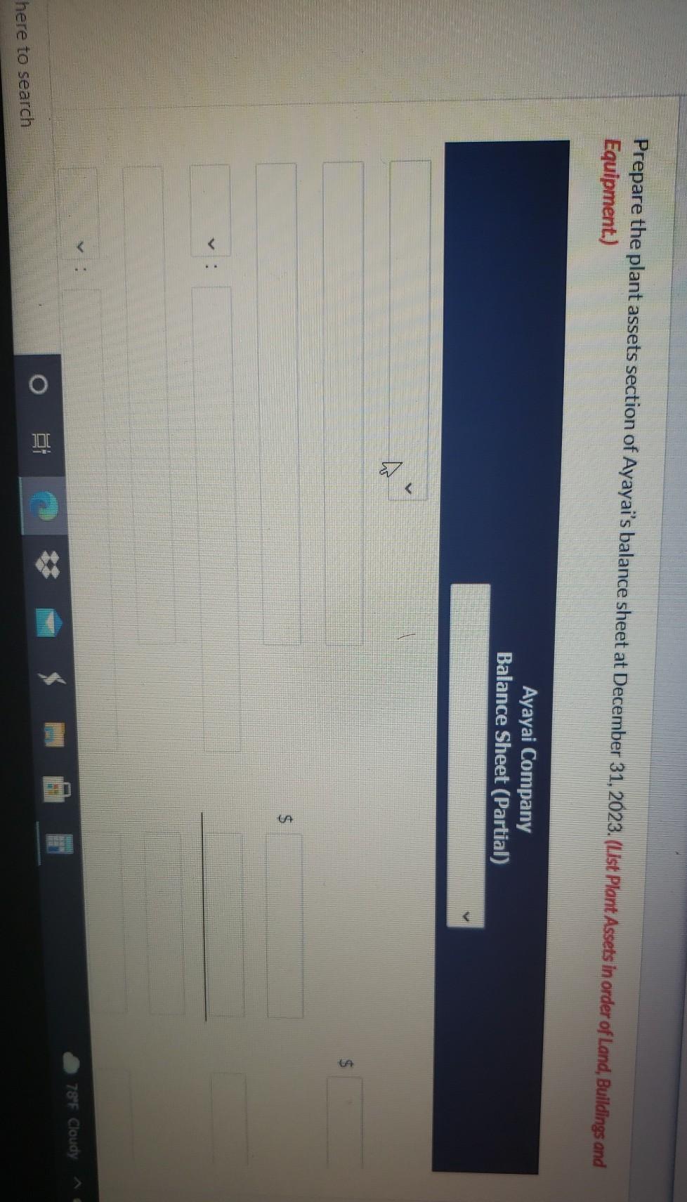 equipment was sold for $378,000. June 1 Sold land purchased on June