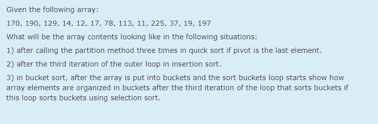 Please write it as a code in java language and I need