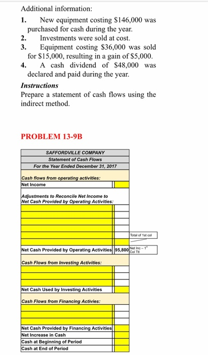page) are the "working papers" for you to complete and then submit