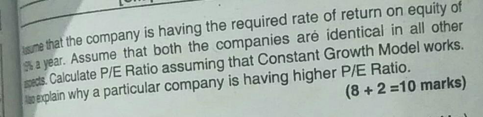Alpha Limited and Beta Limited. Both have announced their annual results for