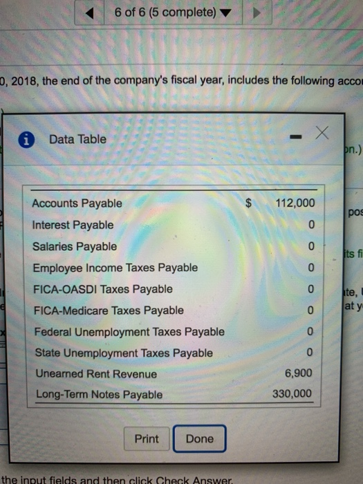 0 of 50 pts 6 of 6 (5 complete) X P11-25A (similar