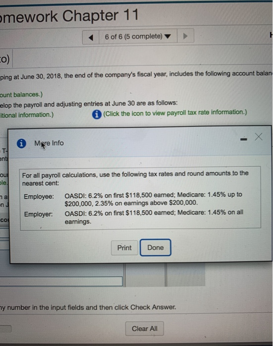 company's fiscal year, includes the following account balances before payroll and adjusting