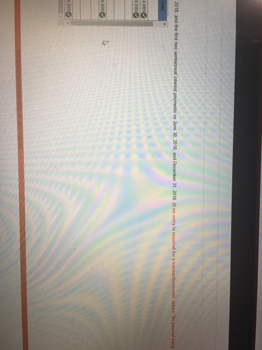 rate is 7%, the bonds will issue at $664,065. Record the bond