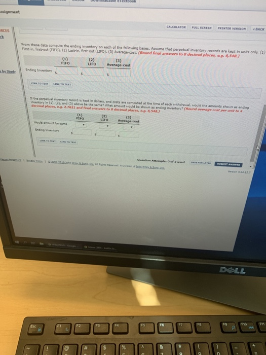 the information found on a detail inventory card for Bonita Inc. for